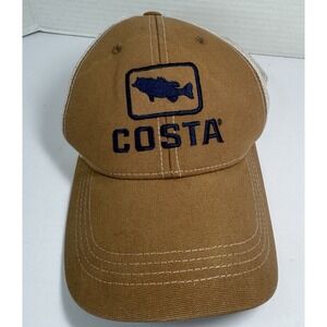 Costa Del Mar Trucker Cap Brown With Navy